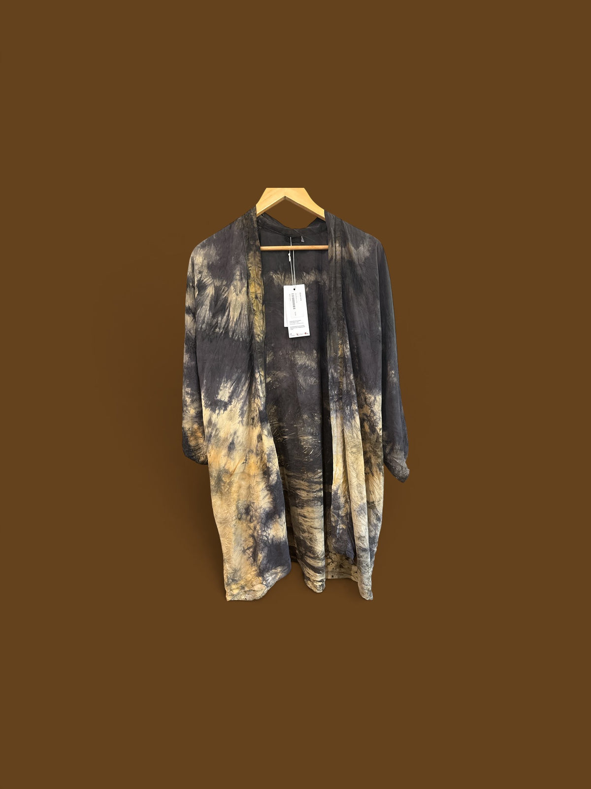 Bush Dye Silk Robe L/XL