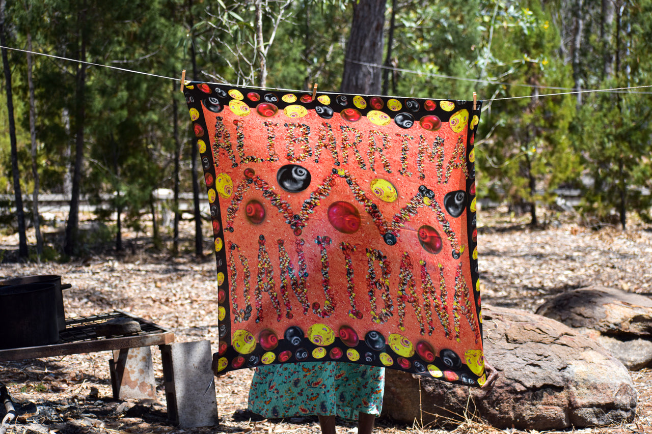 Alibarrima Danjibana Digital Print Scarf