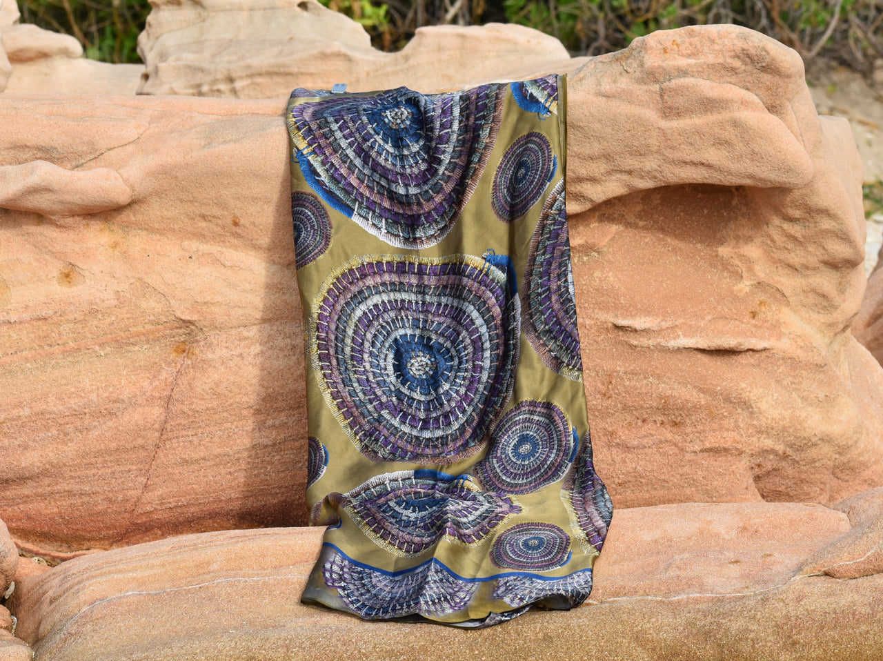 Weaving Digital Print Scarf