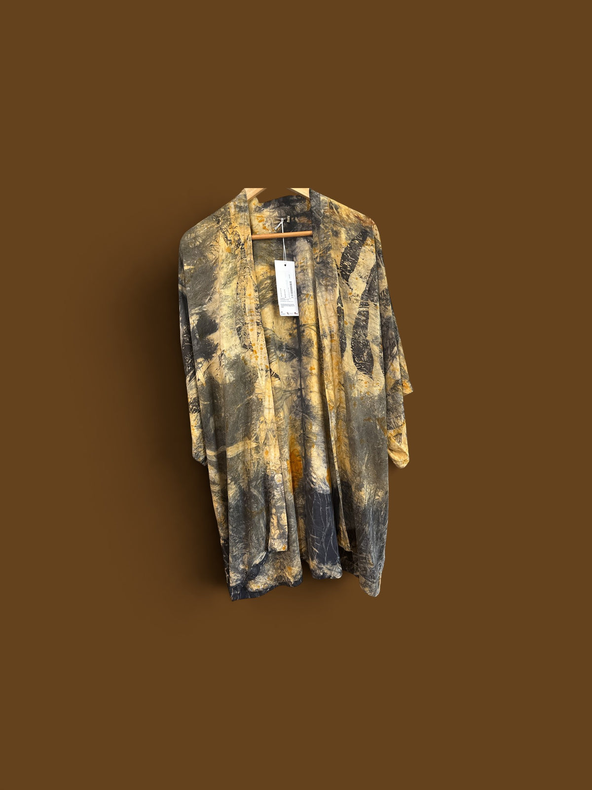 Bush Dye Silk Robe L/XL