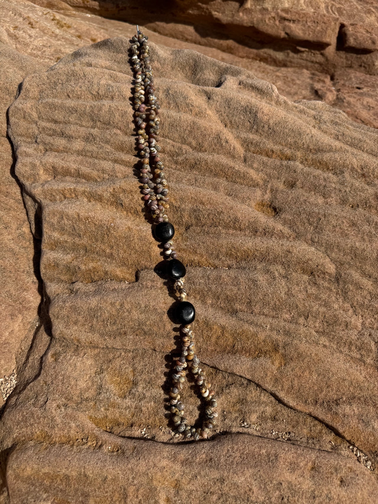 Shell and Seed Necklace by Betty Mirnyowan