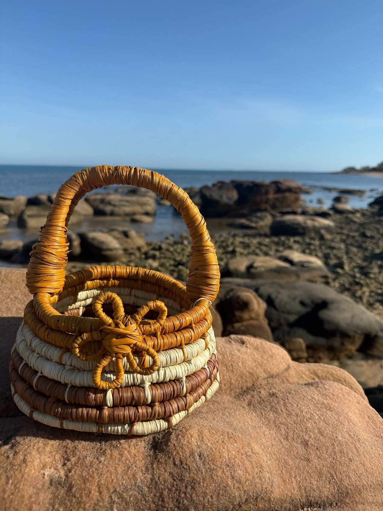 Pandanus Basket by Chelsea Lalara
