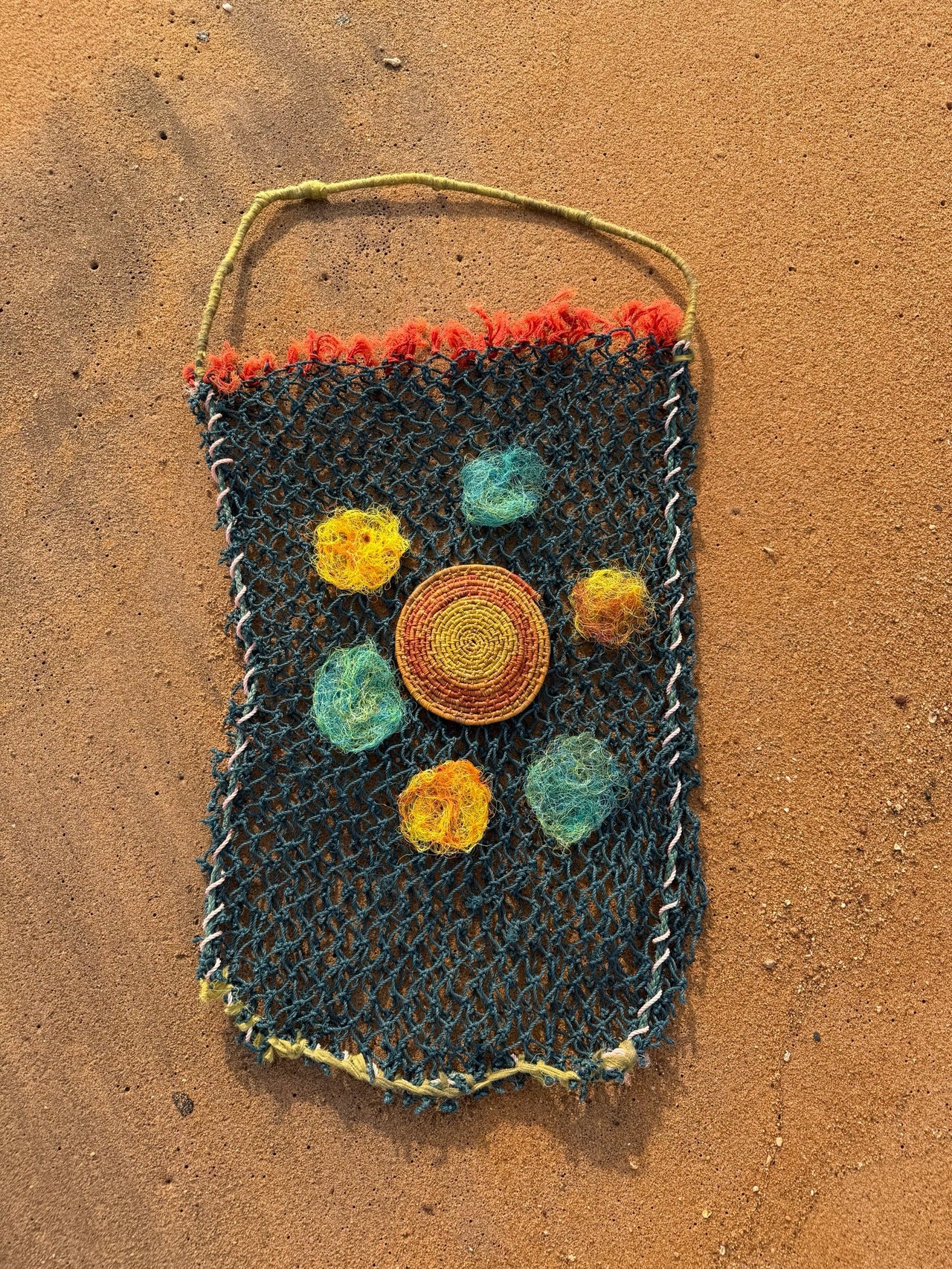 Ghost Net Dilly Bag by Briget Mamarika