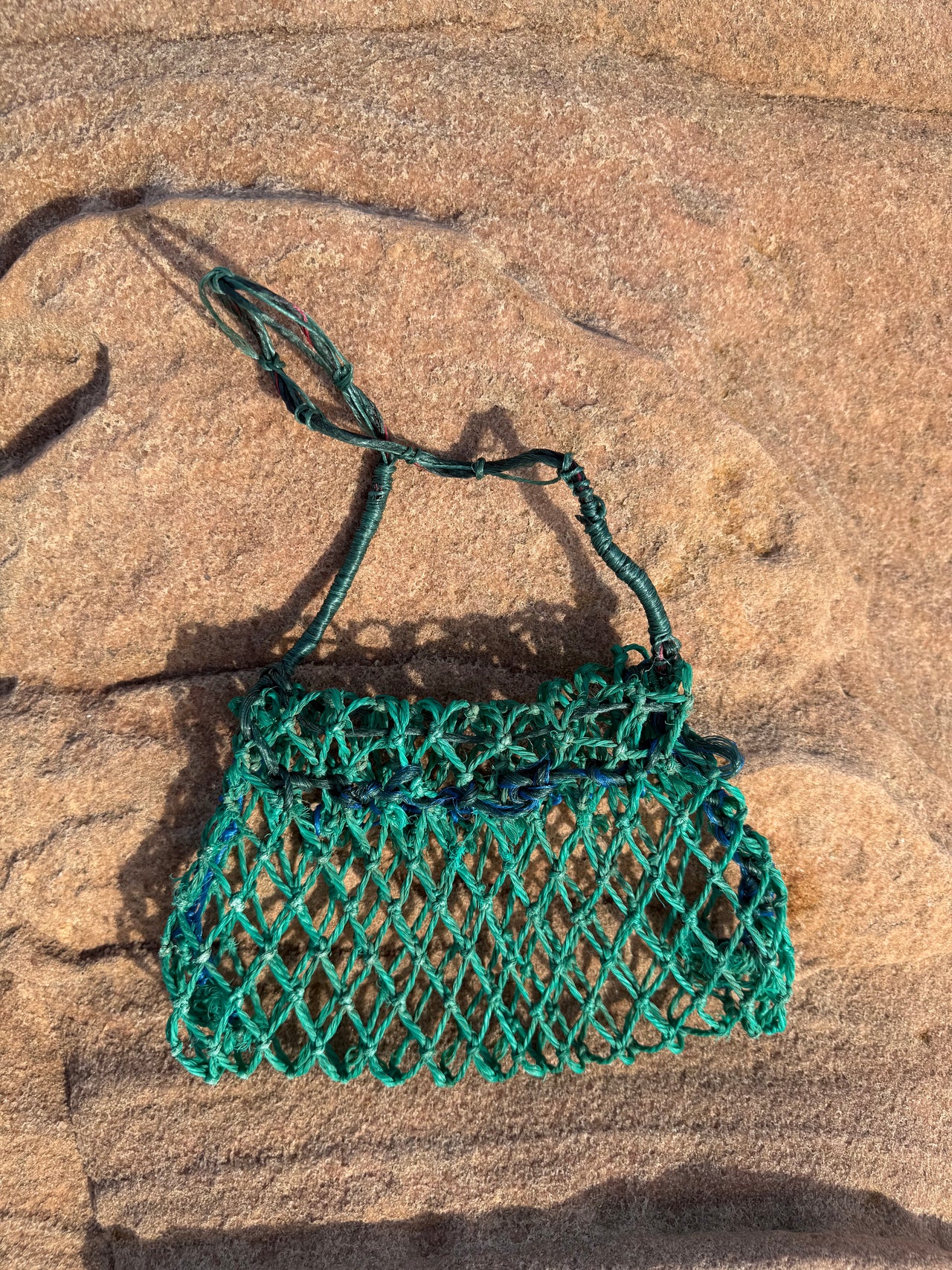 Ghost Net Dilly Bag by Natalie Yantarrnga