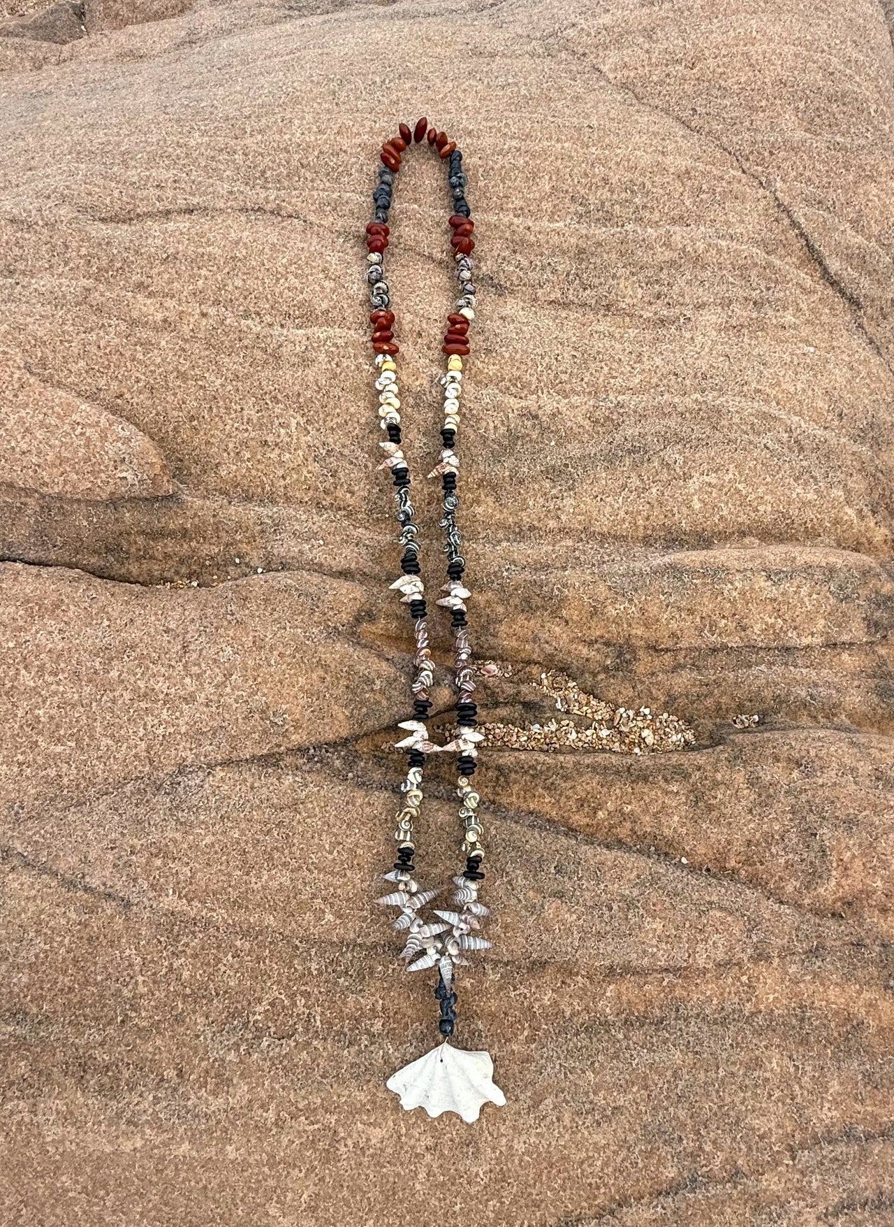 Statement Seashell Necklace by Maicie Lalara