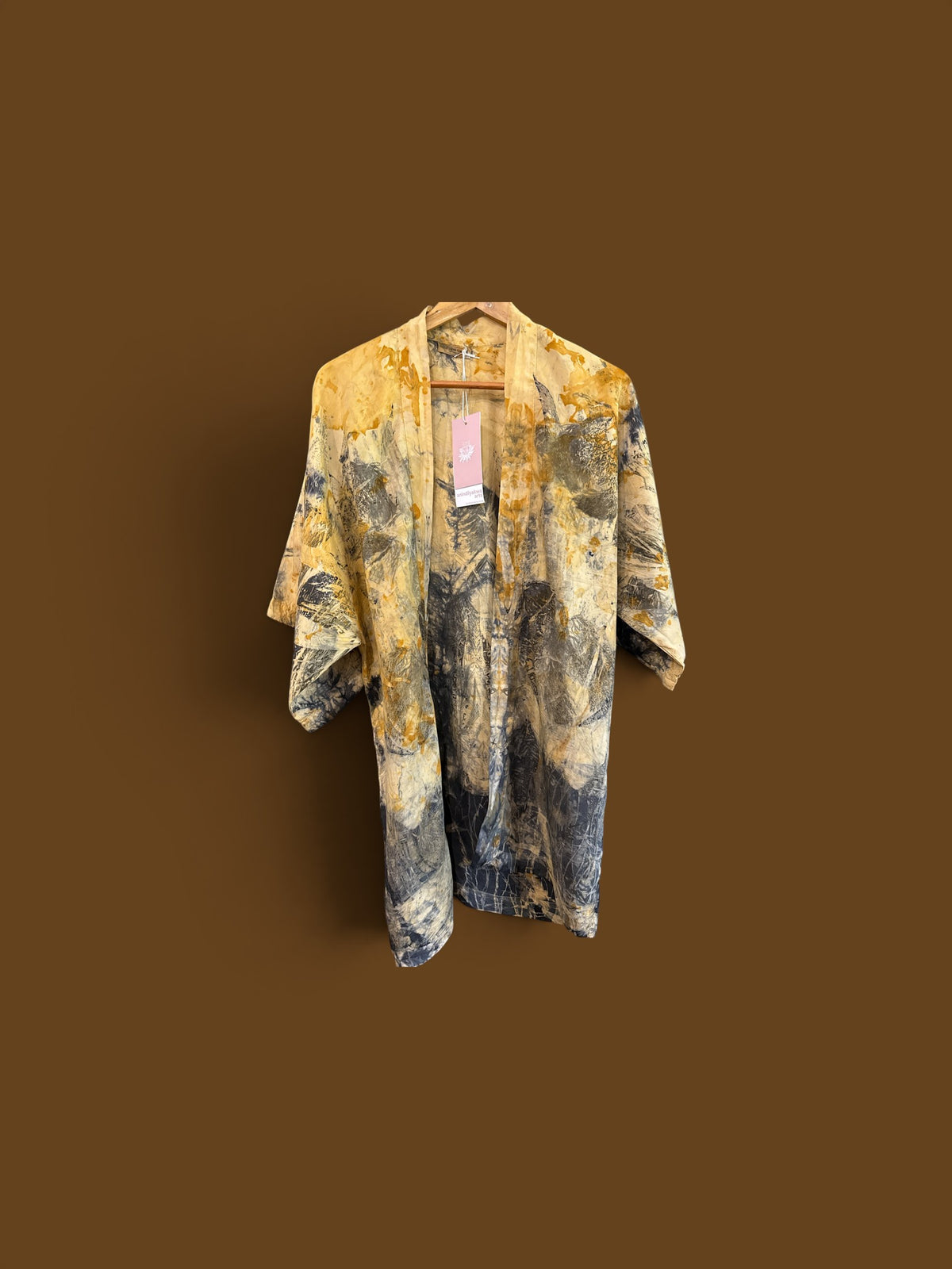 Bush Dye Silk Robe S/M