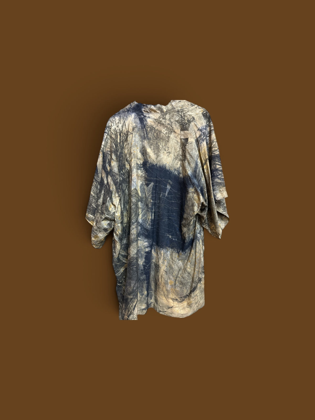 Bush Dye Silk Robe L/XL