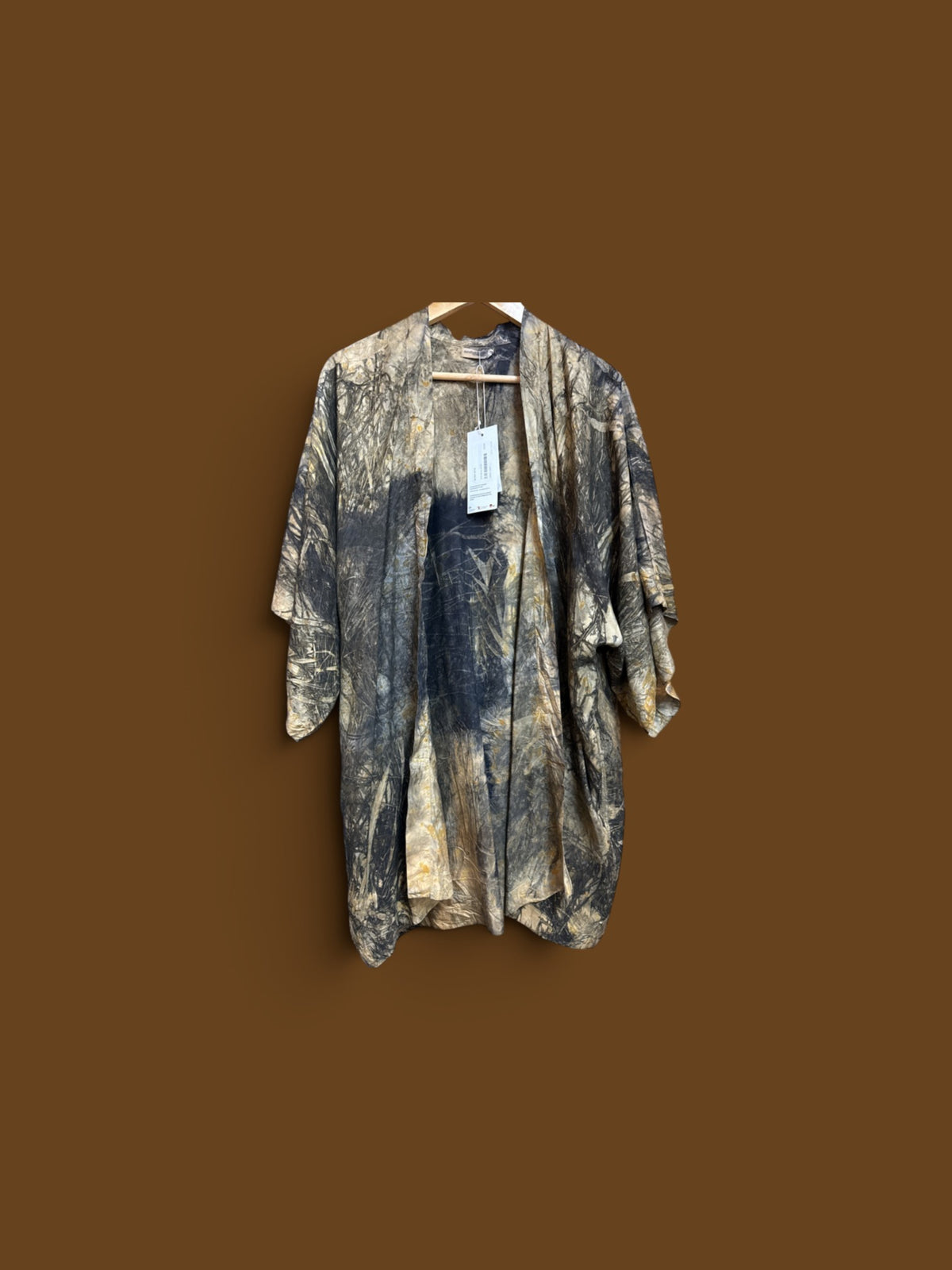 Bush Dye Silk Robe L/XL