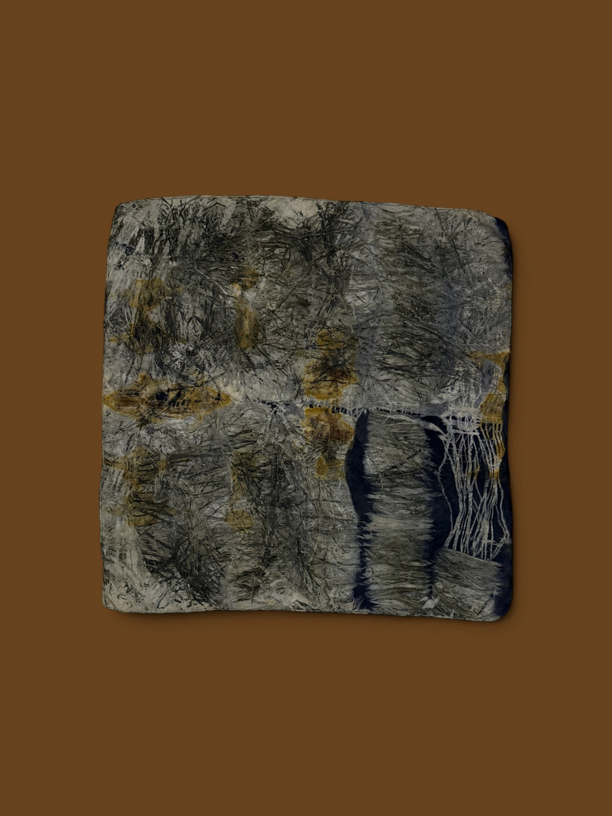 Bush Dye Habutai Silk Bandana
