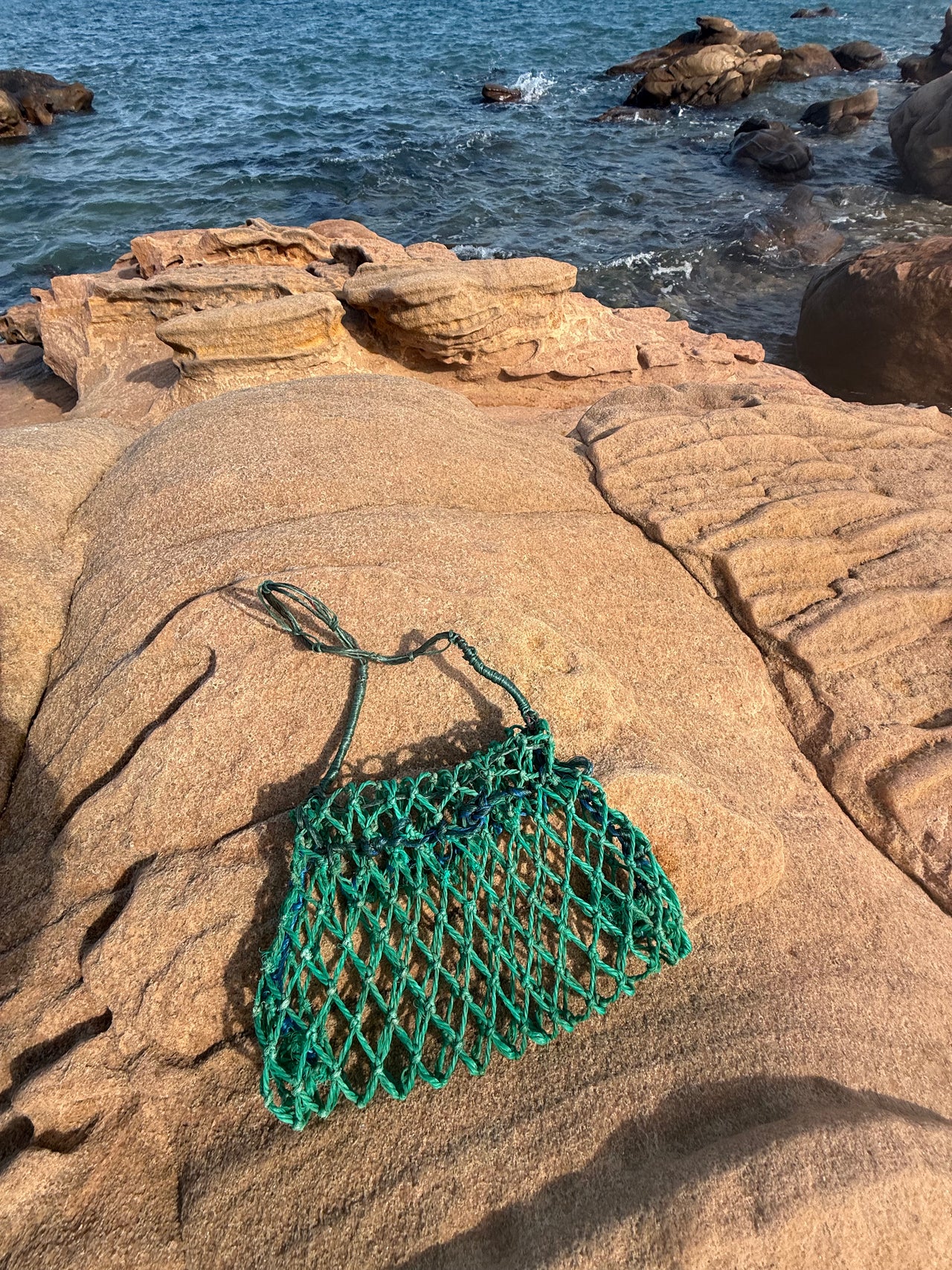 Ghost Net Dilly Bag by Natalie Yantarrnga