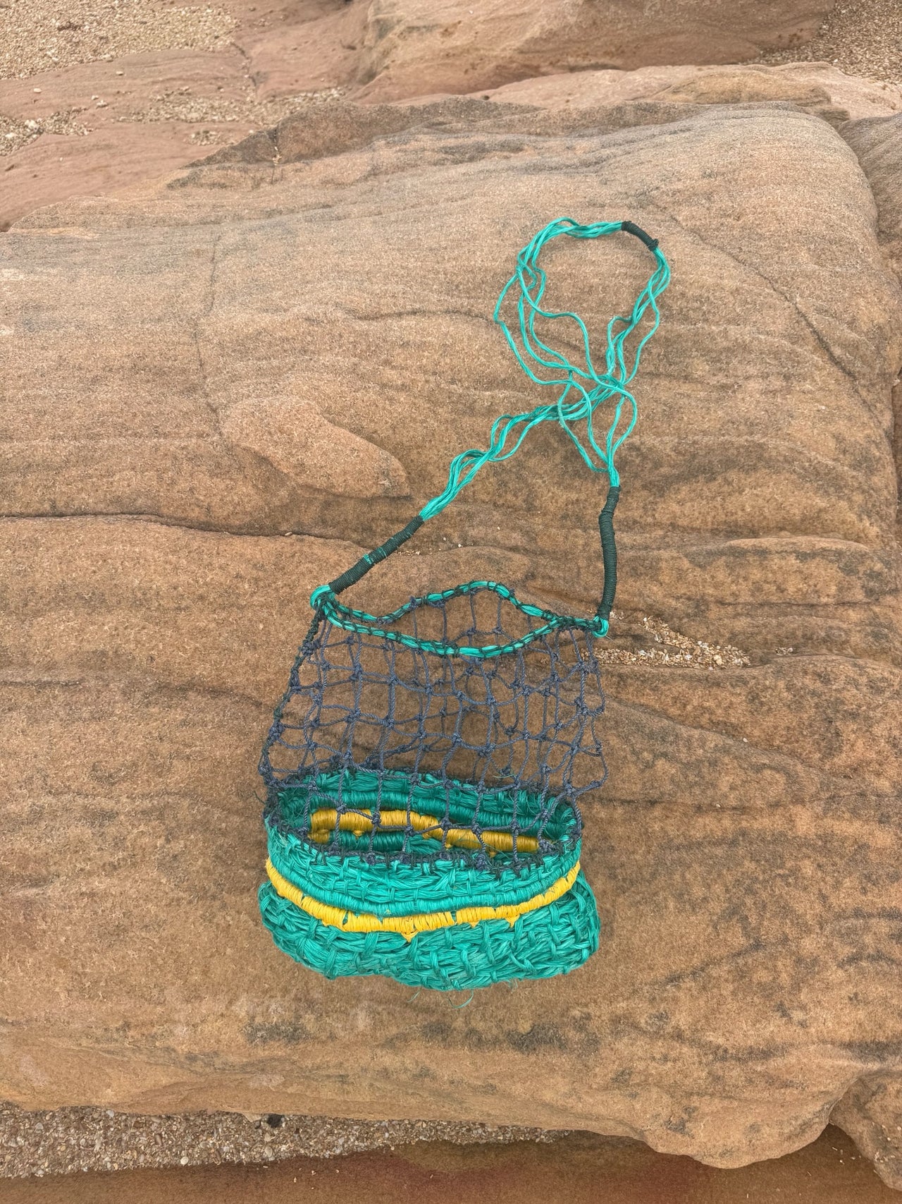 Ghost Net Handbag by Natalie Yantarrnga