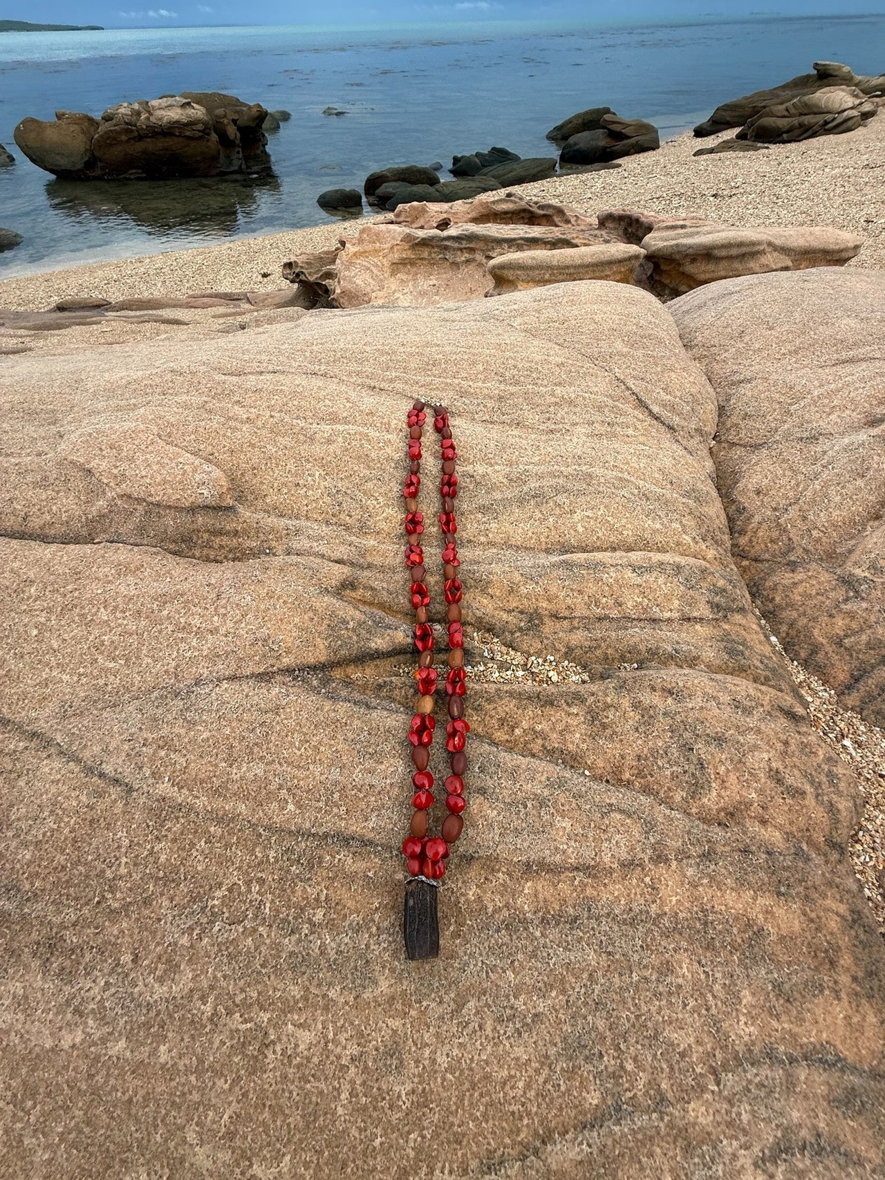 Statement Seed Necklace by Betty Mirnyowan