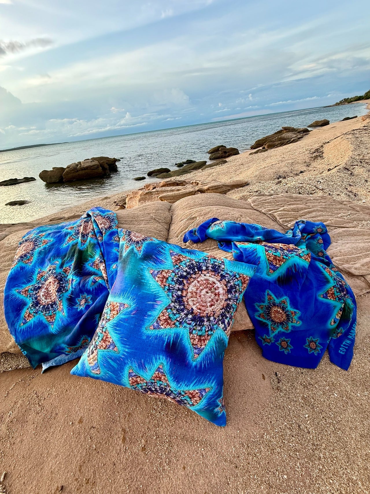 Barnimbirra ~ Morning Star Digital Print Cushion Cover by E Mamarika