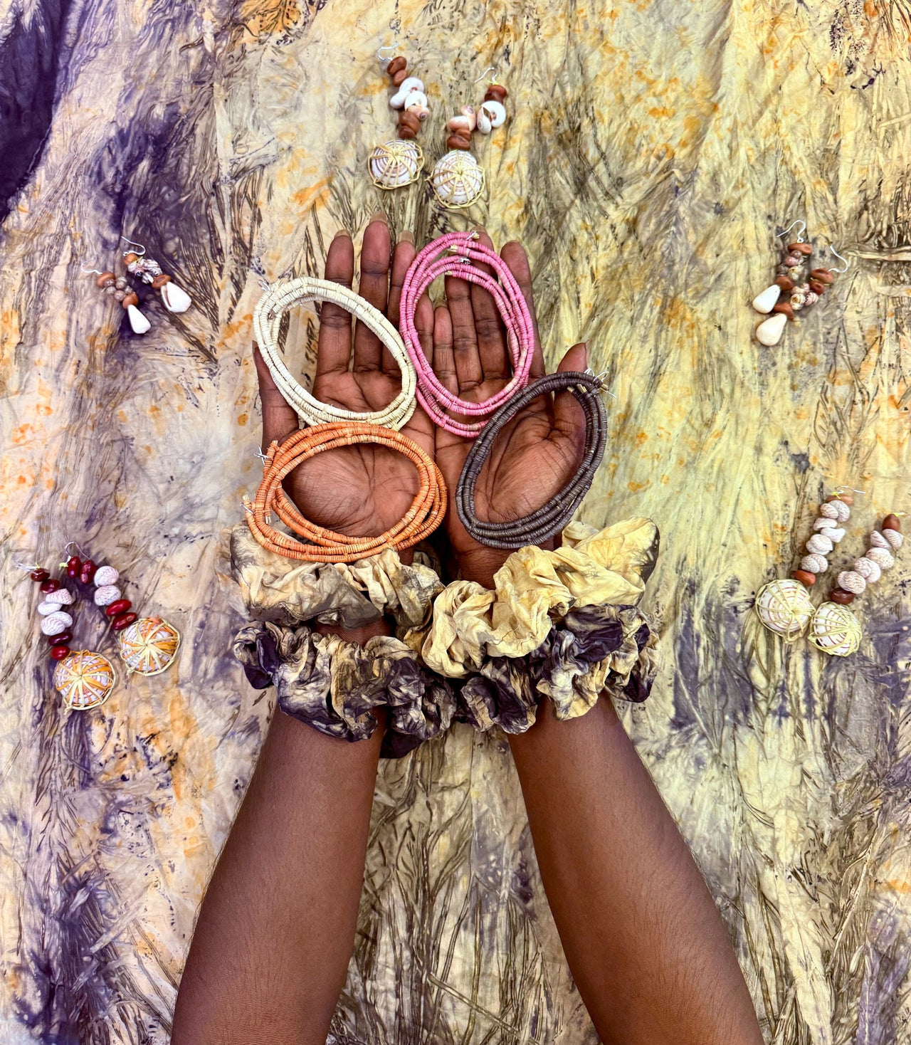 Bush Dye ~ Silk Scrunchie