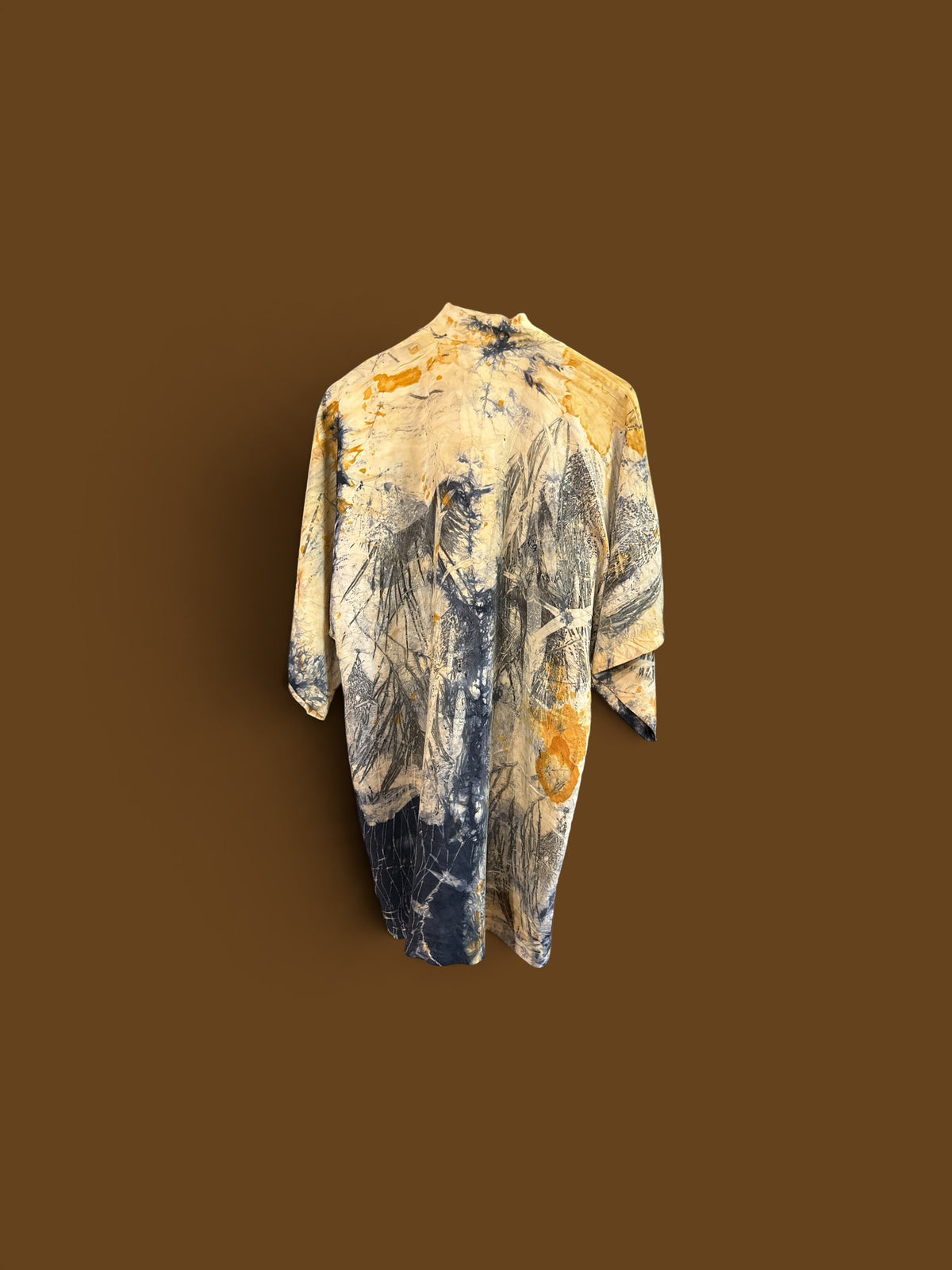 Bush Dye Silk Robe S/M