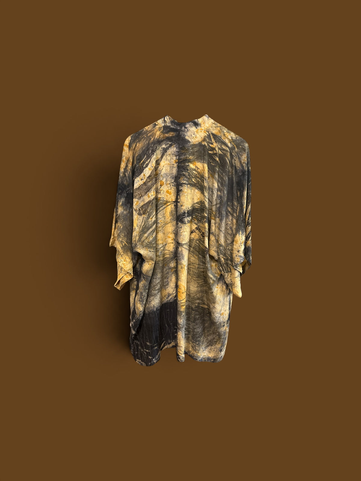 Bush Dye Silk Robe L/XL