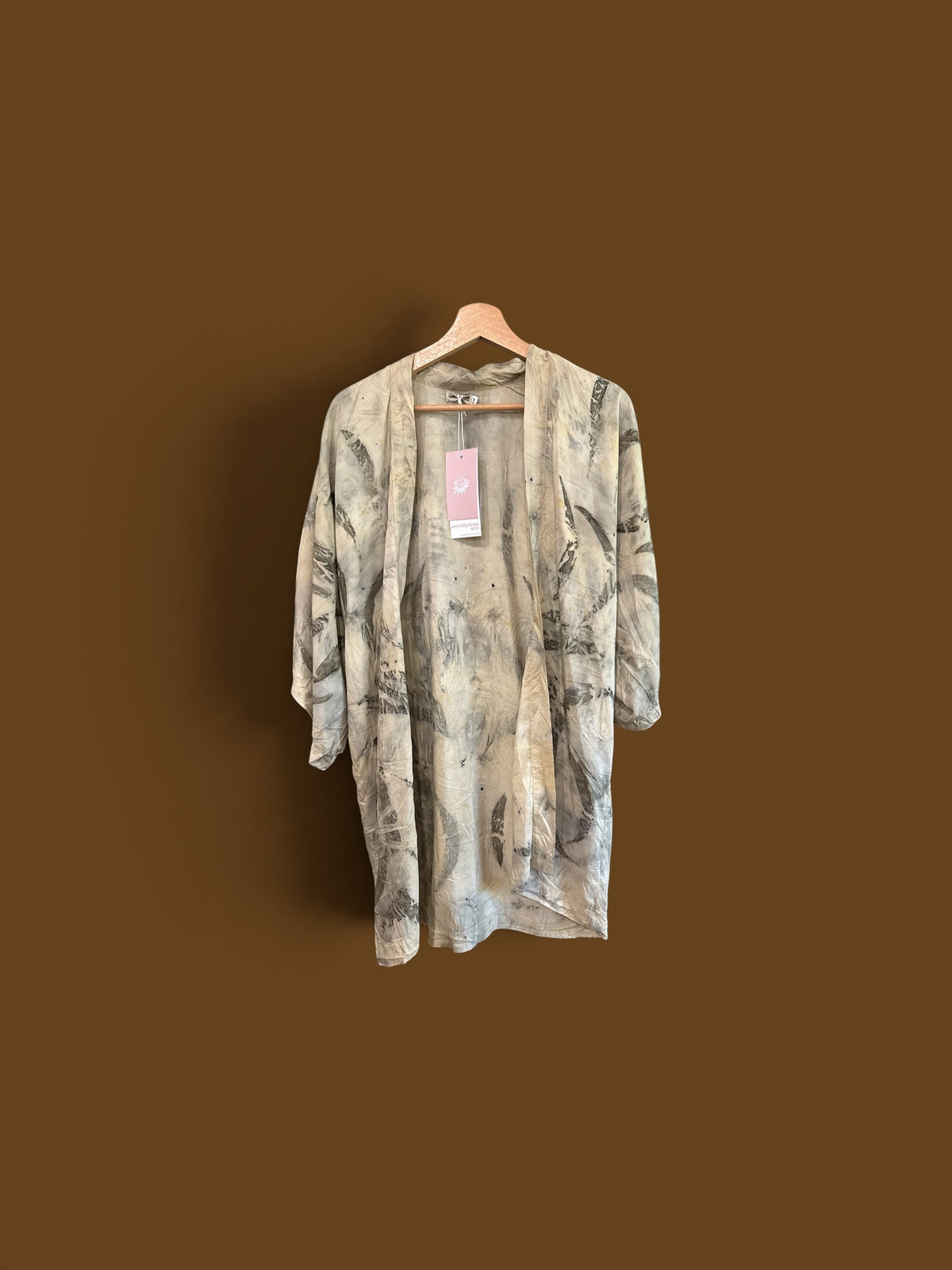Bush Dye Silk Robe S/M